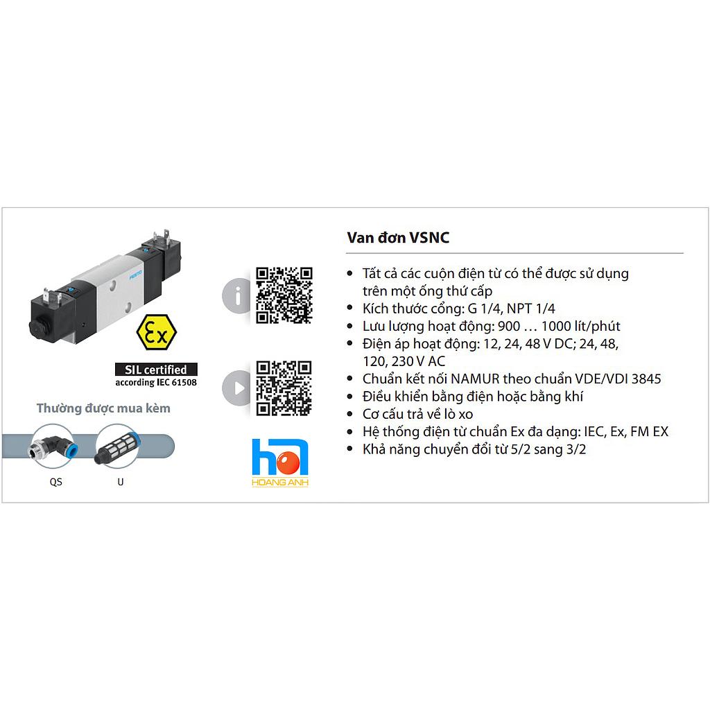 Festo van đơn VSNC