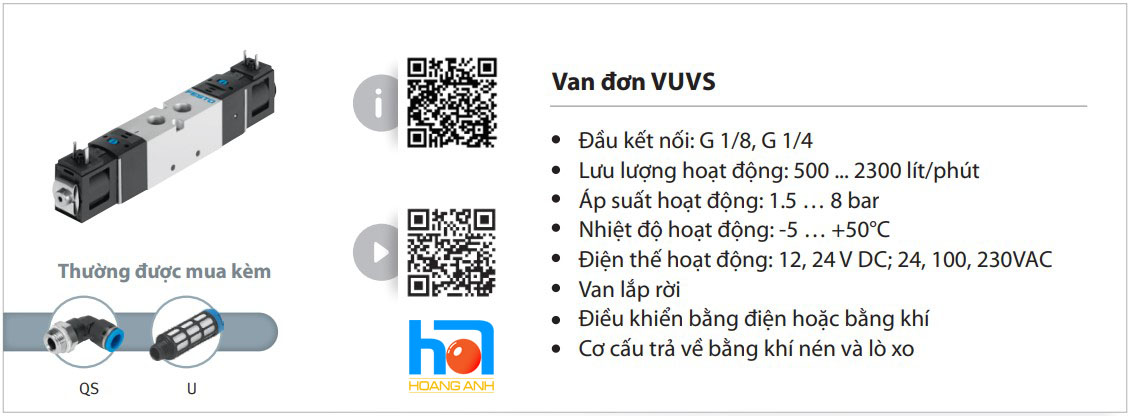 Van điện từ Festo VUVS