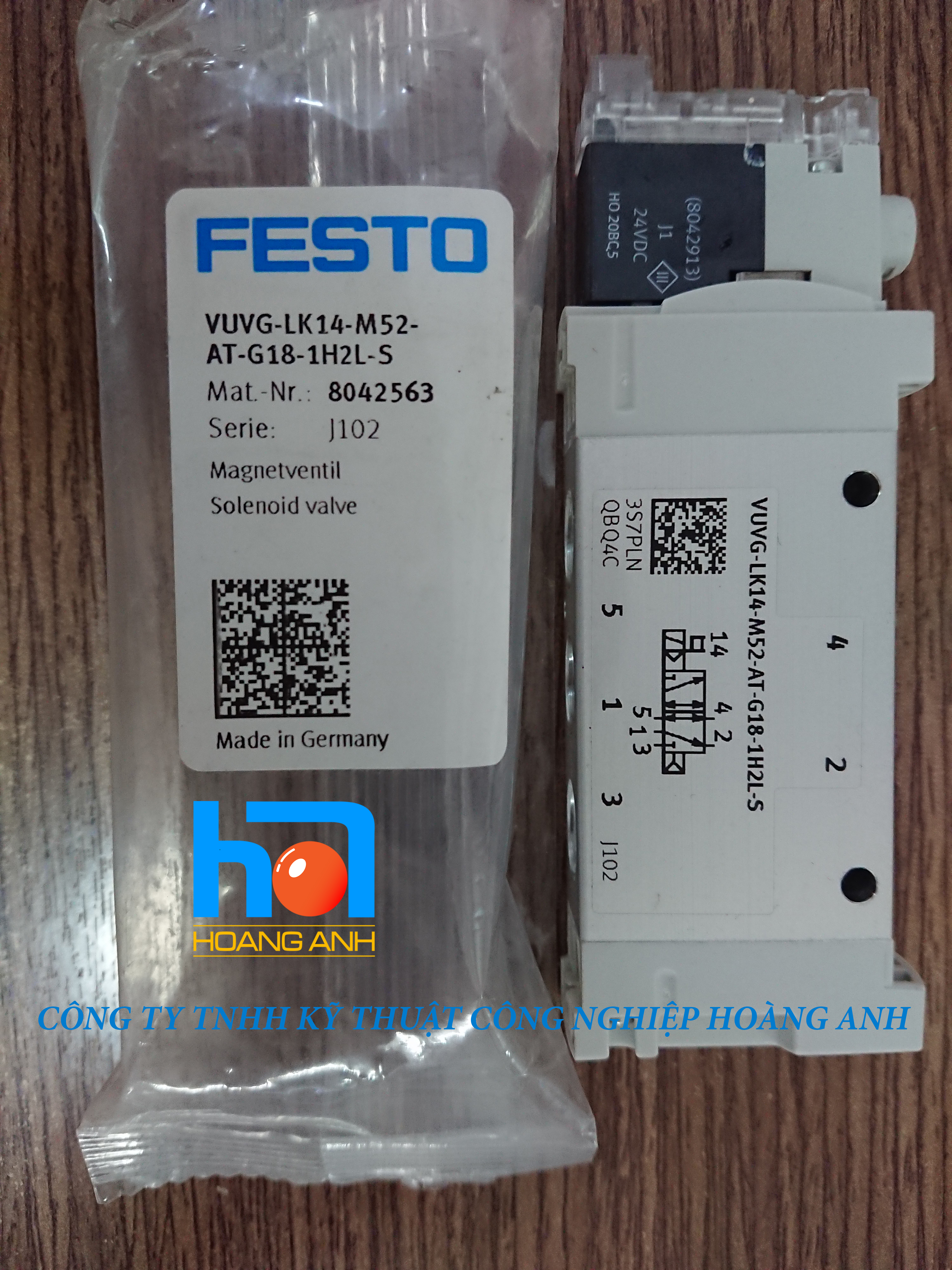 FESTO VUVG-LK14-M52-AT-G18-1H2L-S